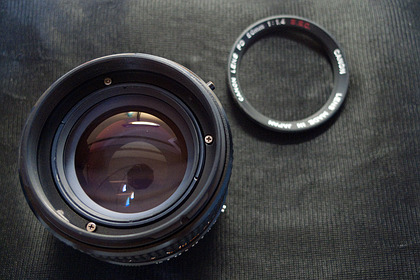 Canon FD 50mm 1:1.4 S.S.C. 明るい単焦点レンズ 整備済